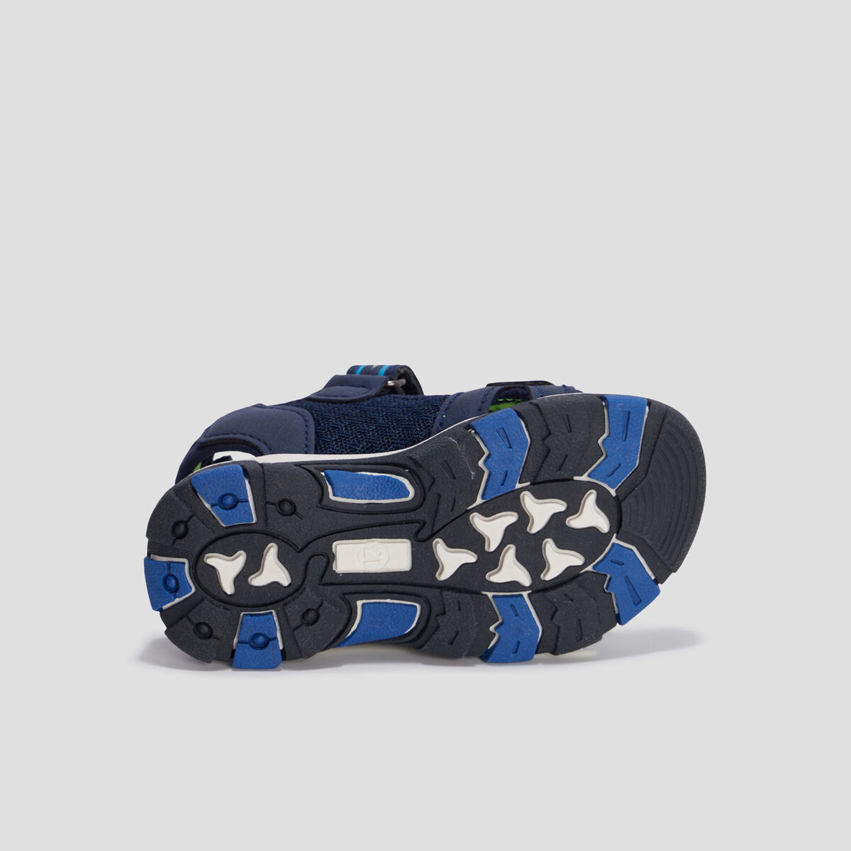 Sandales à scratchs bleu marine bébé garçon