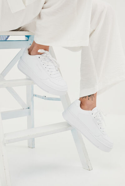 Tennis basses Champion Rebound Low blanc femme