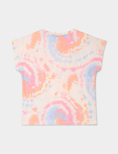 T-shirt manches courtes coton beige fille