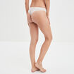Tanga à dentelle blanc femme