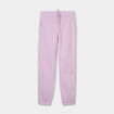 Pantalon jogging droit molleton violet clair femme