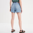 Short en jean cargo denim double stone femme