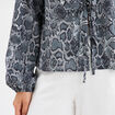 Blouse avec noeuds gris femme