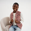Veste sans manches matelass&eacute;e marron chocolat femme