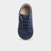 Bottillons cuir suédine semelle souple bleu marine bébé garçon