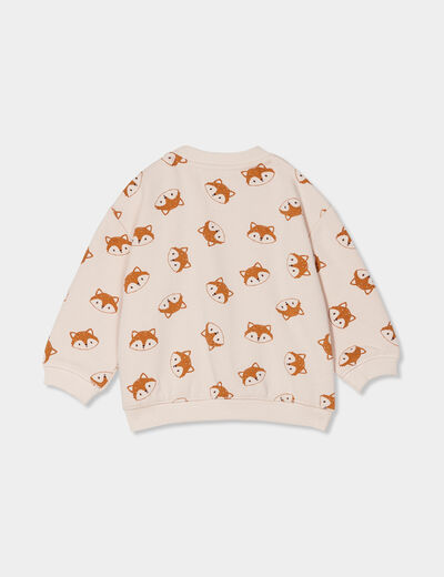 Ensemble 2 pièces sweat et pantalon beige bébé garçon
