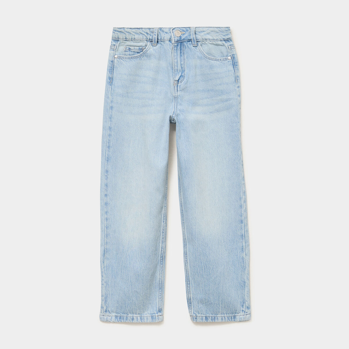 Jean regular 5 poches coton denim triple stone fille