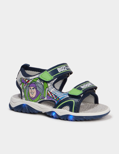 Sandales semelles lumineuses Toy Story bleu gar&ccedil;on