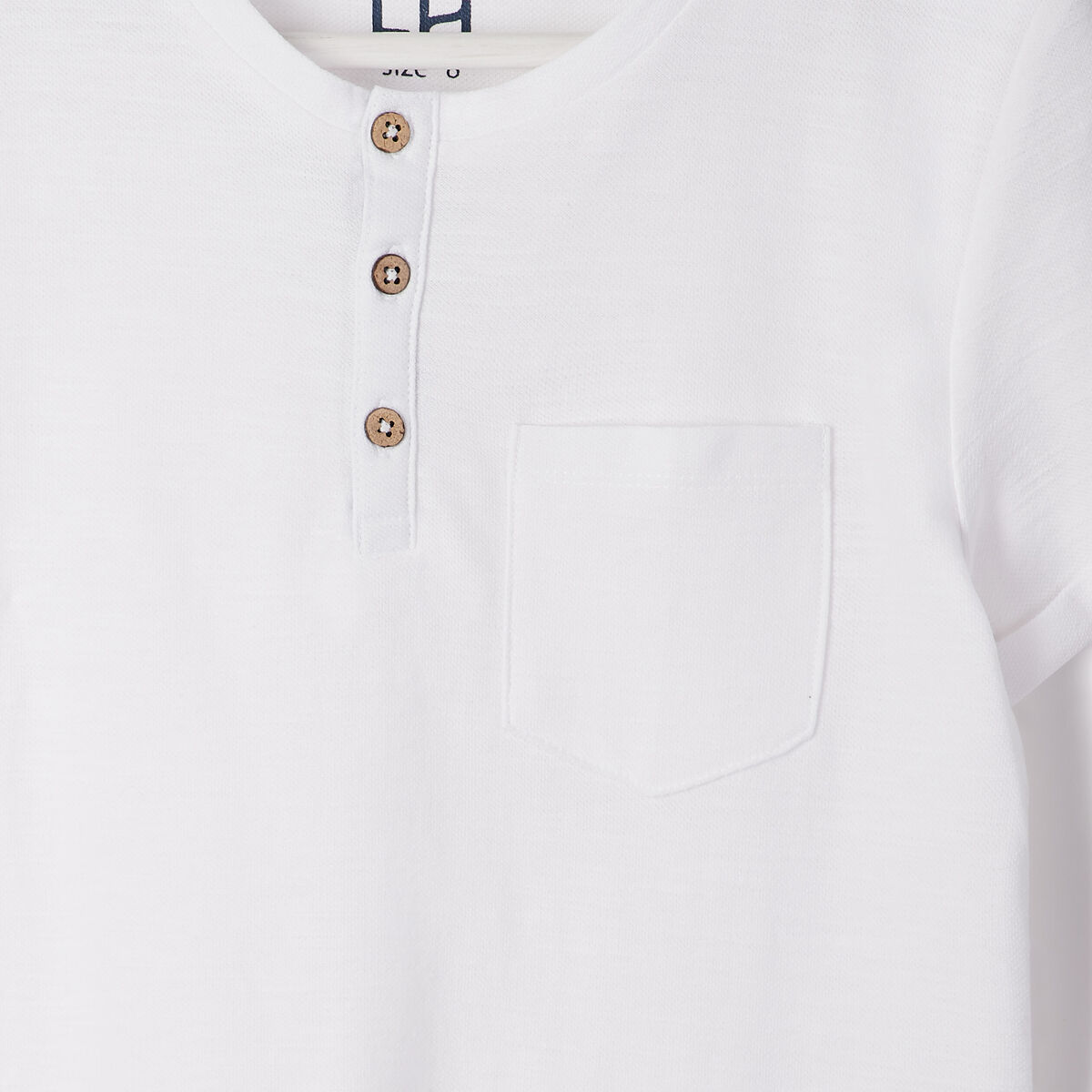 T-shirt manches courtes blanc gar&ccedil;on