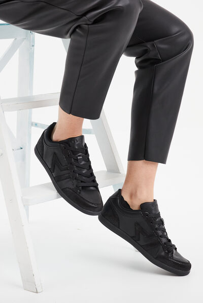 Baskets tennis Creeks noir femme