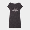 Chemise de nuit manches courtes gris fonc&eacute; femme