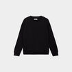 Sweat oversize manches longues col rond noir gar&ccedil;on