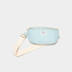 Sac banane bandouli&egrave;re en toile canvas vert pastel femme