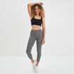 Legging élastiqué 7/8ème noir femme