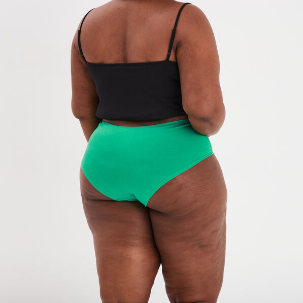 shorty en coton vert menthe femmegt Shorty en coton vert menthe femme grande taille