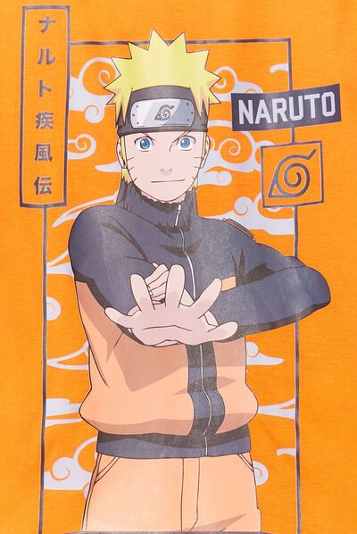 Ensemble pyjama pantalon Naruto orange garçon
