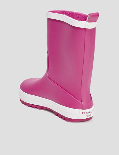 Bottes de pluie Trappeur rose fille