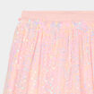 Jupe tulle avec sequins rose clair fille