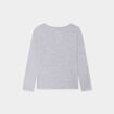 Ensemble pyjama pantalon manches longues gris fille