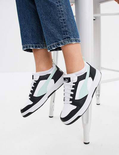 Tennis basses à lacets Puma Rebound V6 vert pastel femme