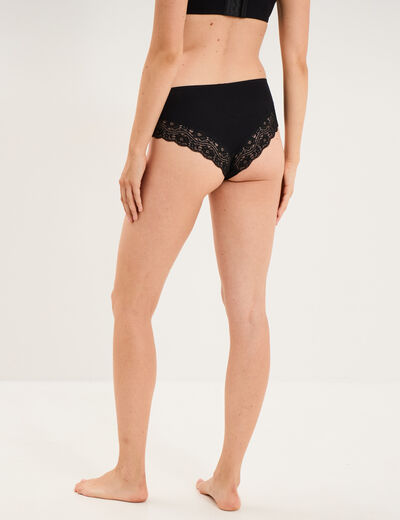 Shorty invisible &agrave; dentelle noir femme