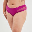 Culotte avec microfibre Izold violet femme grande taille
