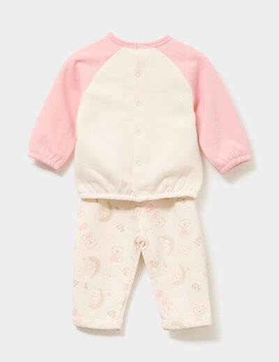 Ensemble 3 pièces ivoire bébé garçon