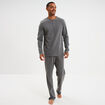 Ensemble pyjama 2 pi&egrave;ces gris clair homme