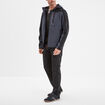 Veste &agrave; capuche d&eacute;perlante Trappeur bleu fonc&eacute; homme