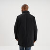 Parka 3-en-1 d&eacute;perlante noir homme