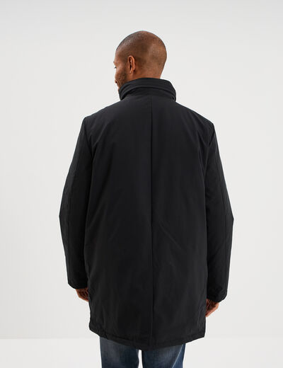 Parka 3-en-1 d&eacute;perlante noir homme