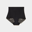 Culotte mi haute gainante sans couture noir femme