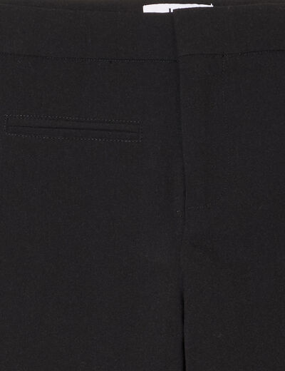 Pantalon flare noir fille