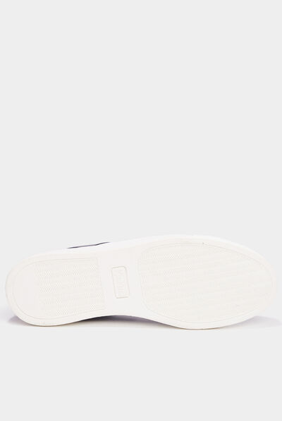 Tennis basses à lacets Kickers Reverse bleu marine homme