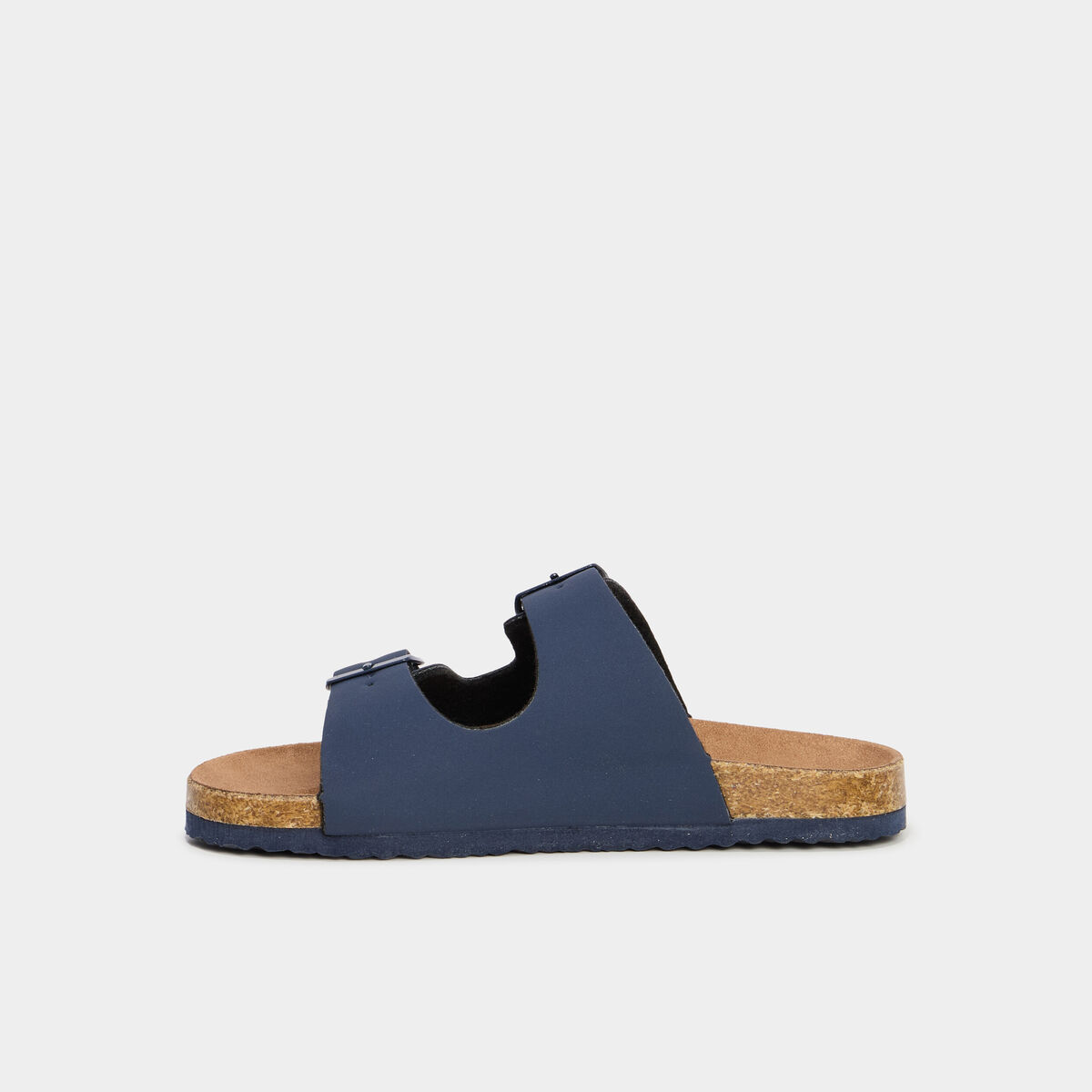 Mules avec boucles bleu marine garçon
