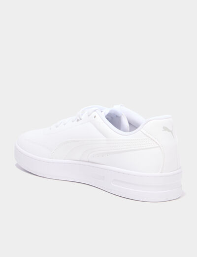 Tennis basses Puma Court Classic Clean blanc homme