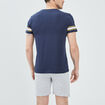 Ensemble pyjama 2 pièces bleu marine homme