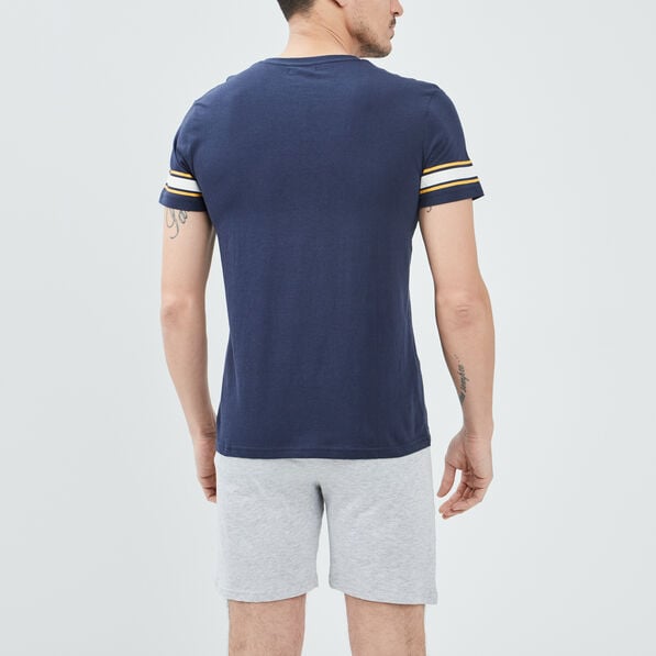 ensemble pyjama 2 pieces bleu marine homme Ensemble pyjama 2 pièces bleu marine homme