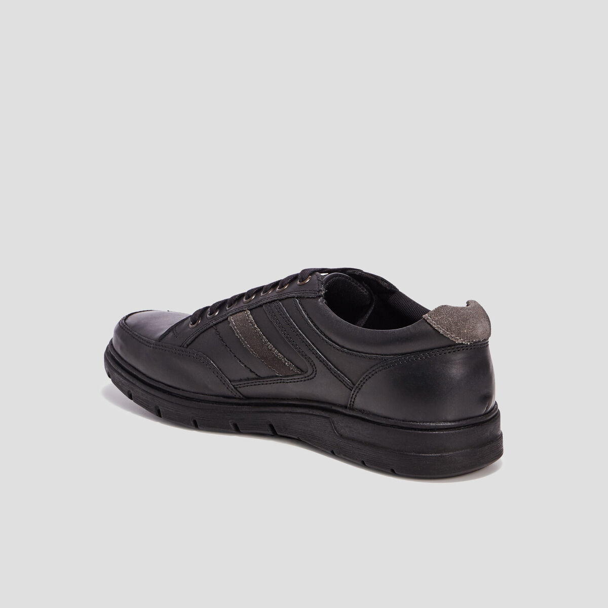 Sneakers en cuir Walking noir homme