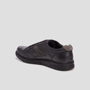 Sneakers en cuir Walking noir homme