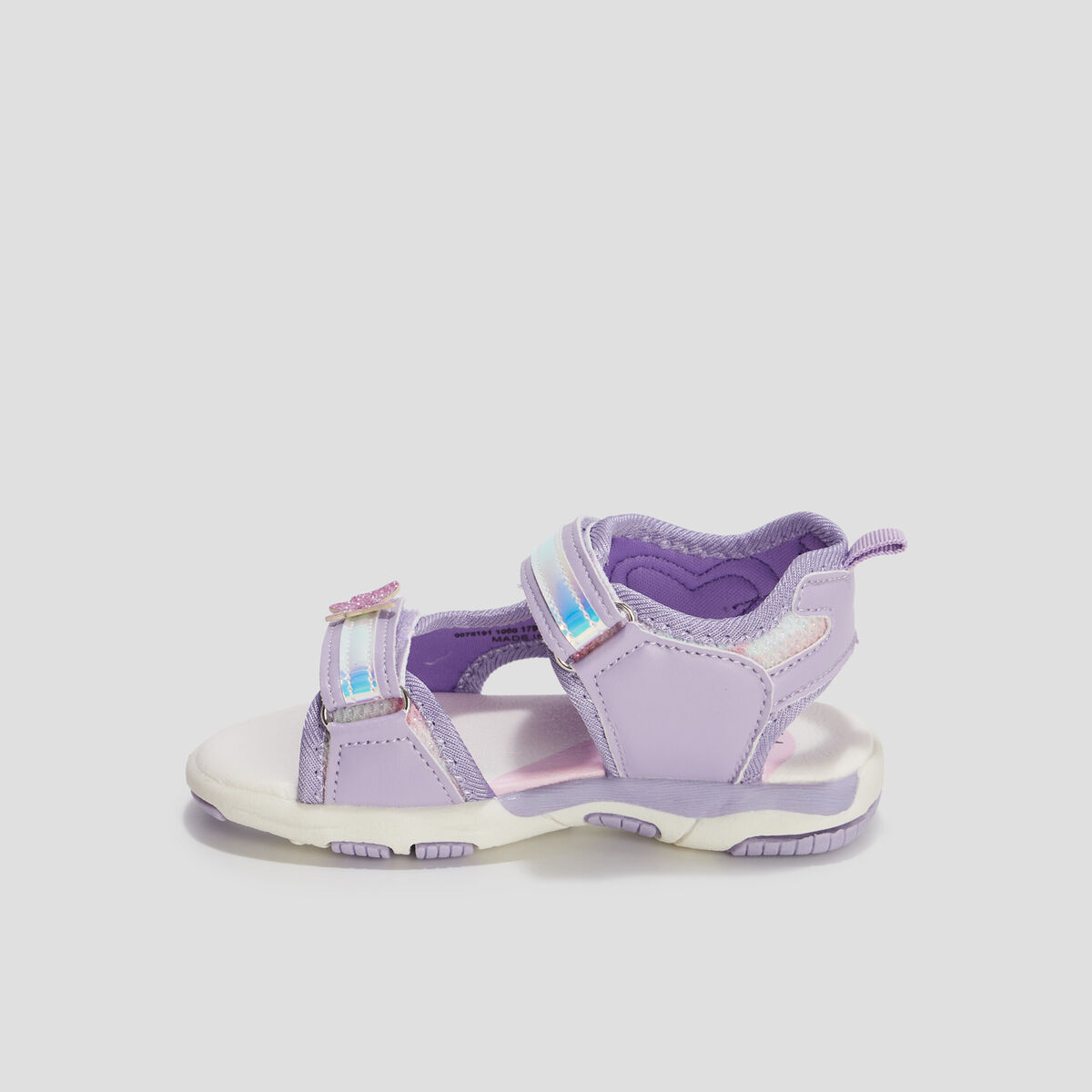 Sandales à scratchs multicolore fille