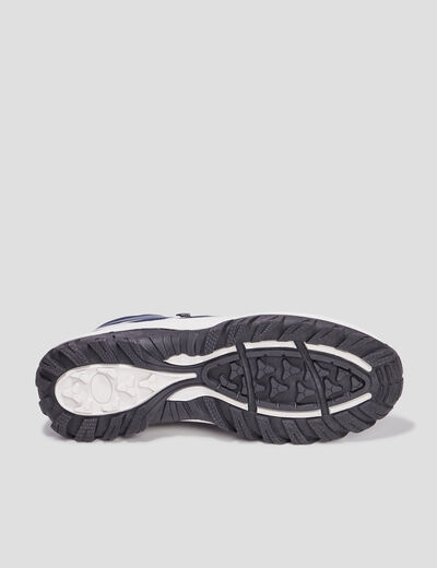 Boots à lacets bleu marine homme