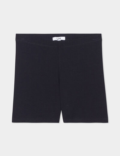 Legging court coton majoritaire noir femme