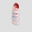 Tennis en toile &agrave; scratchs multicolore b&eacute;b&eacute; fille