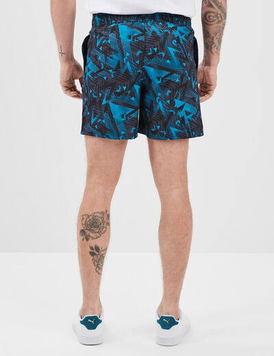 Short de bain noir homme