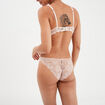 Culotte en dentelle rose clair femme