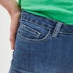 Short skinny 5 poches en jean denim double stone femme