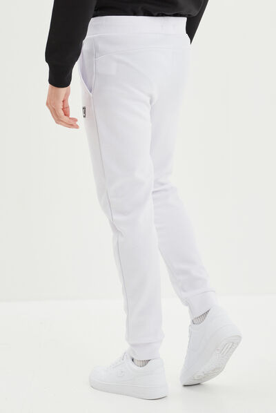 Pantalon de jogging slim Liberto blanc homme