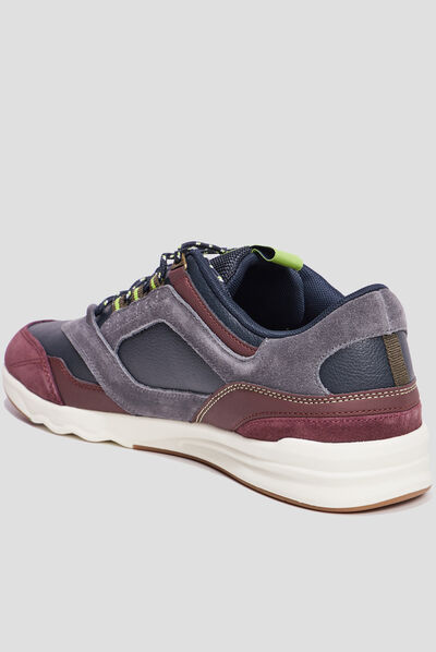 Baskets running Kickers Koolflex bleu marine homme