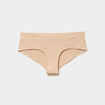 Shorty microfibre sans coutures beige femme